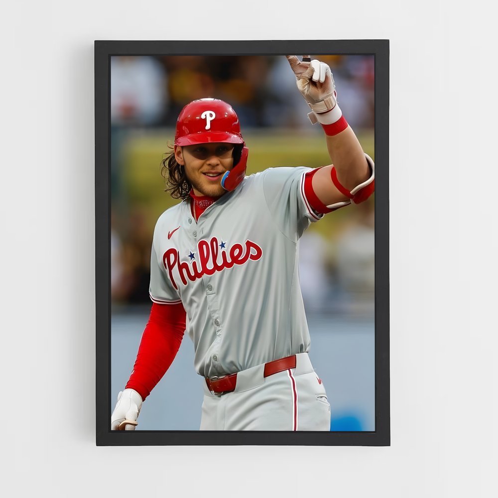 Poster High Five à Philly – affiche Baseball (vue 2)